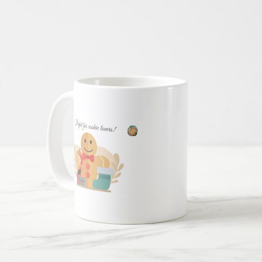 Niedliches Weihnachtsgeschenk für Cookies Kaffeetasse (Vorderseite Links)