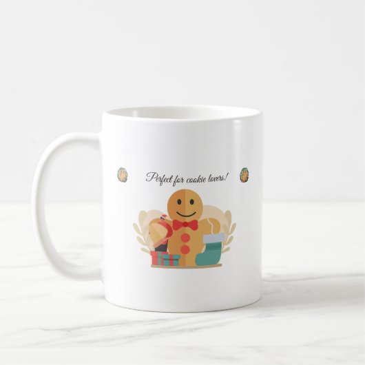 Niedliches Weihnachtsgeschenk für Cookies Kaffeetasse (Links)
