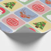 Niedliches Weihnachtsgeschenk Geschenkpapier (Ecke)