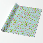 Niedliches Weihnachtsgeschenk Geschenkpapier (Ungerollt)