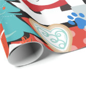 Niedliches Weihnachtsgeschenk Geschenkpapier (Rolleneckpunkt)