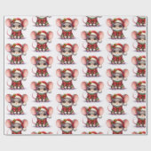 Niedliches Weihnachtsgeschenk Geschenkpapier (Flach)