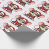 Niedliches Weihnachtsgeschenk Geschenkpapier (Ecke)