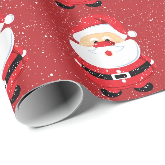 Niedliches Weihnachtsgeschenk Geschenkpapier (Rolleneckpunkt)