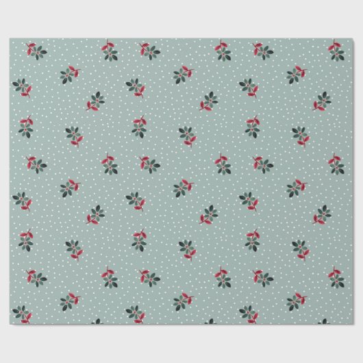 Niedliches Weihnachtsgeschenk Geschenkpapier (Flach)