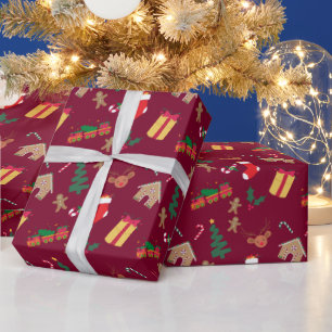 Niedliches Weihnachtsgeschenk Geschenkpapier