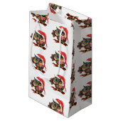 Niedliches Weihnachtsgeschenk Kleine Geschenktüte (Vorderseite Schrägansicht)