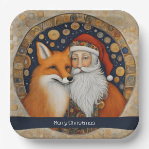 Niedliches Weihnachtsgeschenk Pappteller