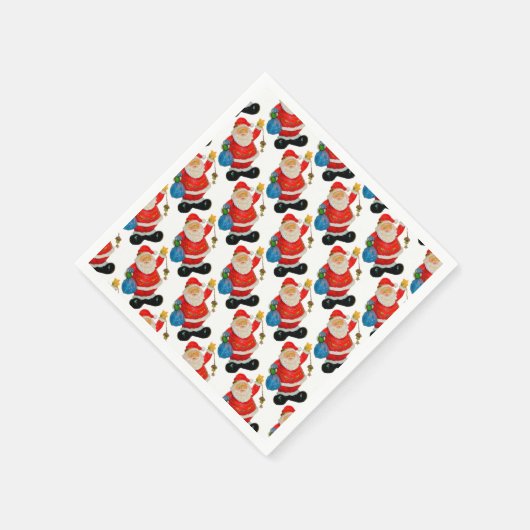 Niedliches Weihnachtsgeschenk-Party Serviette (Ecke)