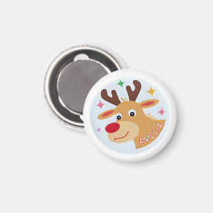 Niedliches Weihnachtsgeschenk von Reindeer Kid Magnet