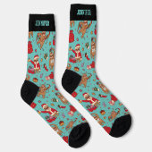 Niedliches Weihnachtsgeschenk Weihnachten Weihnach Socken (Rechts)