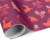 Niedliches Weihnachtsgeschenk Wrapping Papier Geschenkpapier (Rolleneckpunkt)