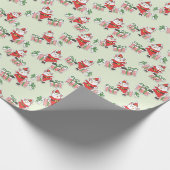 Niedliches Weihnachtsgeschenkpapier Geschenkpapier (Ecke)