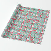 Niedliches Weihnachtsgeschenkpapier von Santa Peng Geschenkpapier (Ungerollt)