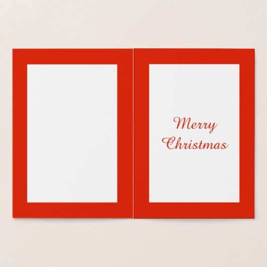 Niedliches Weihnachtsgingerbrot Couple Custom Folienkarte (Innenseite)