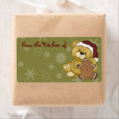 Niedliches Weihnachtsgingerbrot Küchensiegel (Insitu)