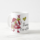 Niedliches WeihnachtsGNOME Kaffeetasse (Vorderseite Links)