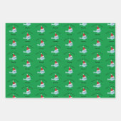 Niedliches Weihnachtsjunges Geschenkpapier Set (Vorderseite 2)