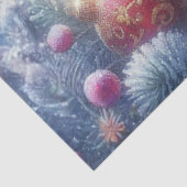 Niedliches Weihnachtskastendekoupage Seidenpapier (Ausschnitt)