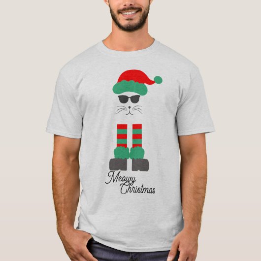 Niedliches Weihnachtskatzengeschenk - Heilige Weih T-Shirt (Vorderseite)