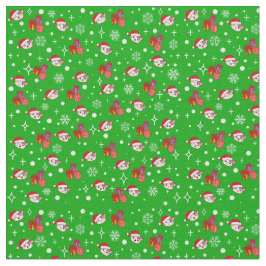 Niedliches Weihnachtskitt Stoff