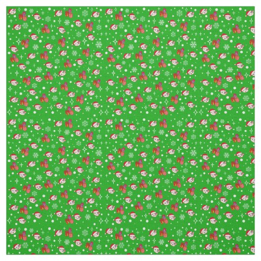 Niedliches Weihnachtskitt Stoff (Muster)