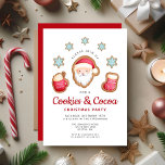 Niedliches Weihnachtskost und Kakaoweihnachtsfest  Einladung<br><div class="desc">Personalisierte Niedliche Weihnachtskekse und Kakaoweihnachtsfest-Party Einladung.</div>