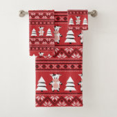 Niedliches Weihnachtskuchenhandtuch-Set Badhandtuch Set (Insitu)