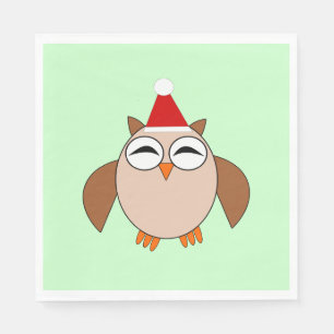Niedliches Weihnachtslied Mittagessen Napkins Serviette