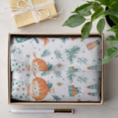 Niedliches Weihnachtsmädchen Seidenpapier (Geschenk)