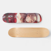 Niedliches Weihnachtsmädchen Skateboard (Horizontal)