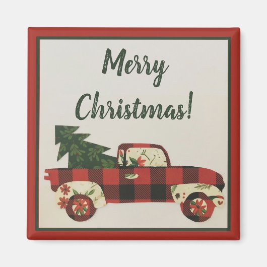 Niedliches Weihnachtsmagnet Magnet (Vorne)