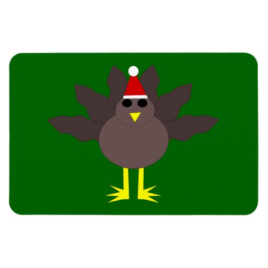 Niedliches Weihnachtsmagnet Türkei Magnet (Horizontal)
