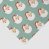 Niedliches Weihnachtsmann-Claus-Umschlagpapier Seidenpapier (Detail)