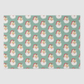 Niedliches Weihnachtsmann-Claus-Umschlagpapier Seidenpapier (Vorderseite)