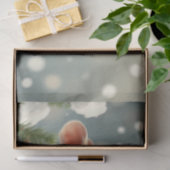 Niedliches Weihnachtsmauszettel Seidenpapier (Geschenk)