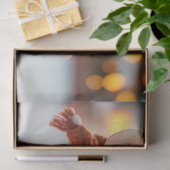 Niedliches Weihnachtsmauszettel Seidenpapier (Geschenk)