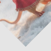 Niedliches Weihnachtsmauszettel Seidenpapier (Ausschnitt)