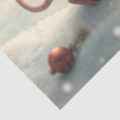 Niedliches Weihnachtsmauszettel Seidenpapier (Ausschnitt)