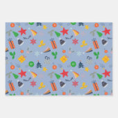 Niedliches Weihnachtsmotif Geschenkpapier Set (Vorderseite 2)