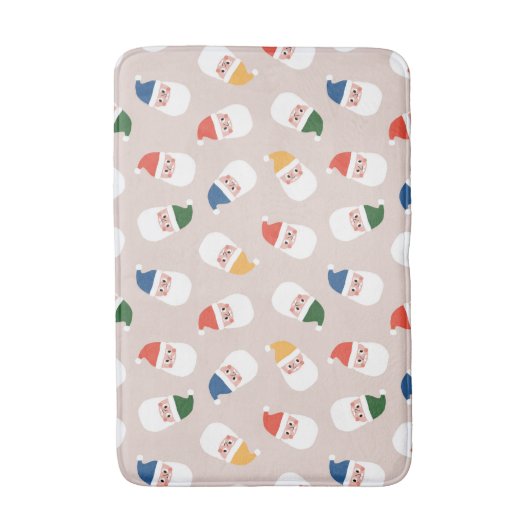 Niedliches Weihnachtsmuster Badematte (Vorderseite Vertikal)