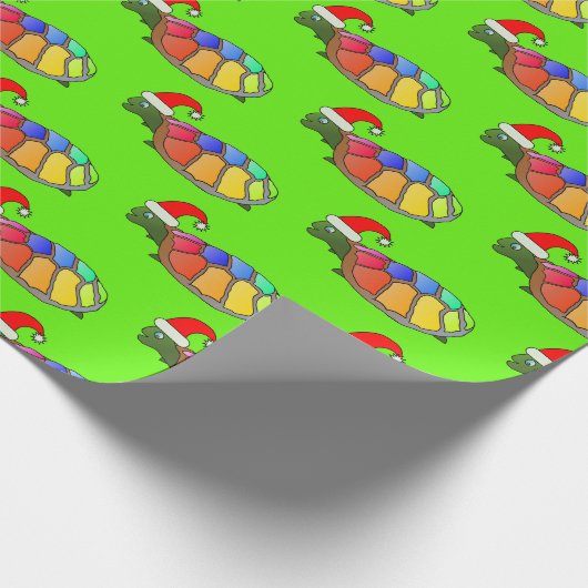 Niedliches Weihnachtsmuster Geschenkpapier (Ecke)