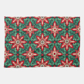 Niedliches Weihnachtsmuster Geschirrtuch (Horizontal)