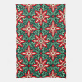 Niedliches Weihnachtsmuster Geschirrtuch (Vertikal)