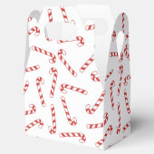 Niedliches Weihnachtsmuster in Rot und Weiß Candy  Geschenkschachtel (Geöffnet)