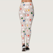 Niedliches Weihnachtsmuster Leggings (Rückseite)