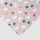 Niedliches Weihnachtsmuster Seidenpapier (Ausschnitt)