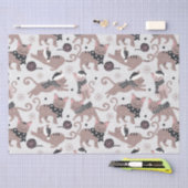 Niedliches Weihnachtsmuster Seidenpapier (Handwerk)