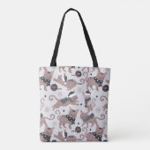 Niedliches Weihnachtsmuster Tasche (Rückseite)