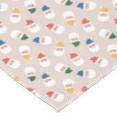 Niedliches Weihnachtsmuster Tischdecke (Schrägansicht)